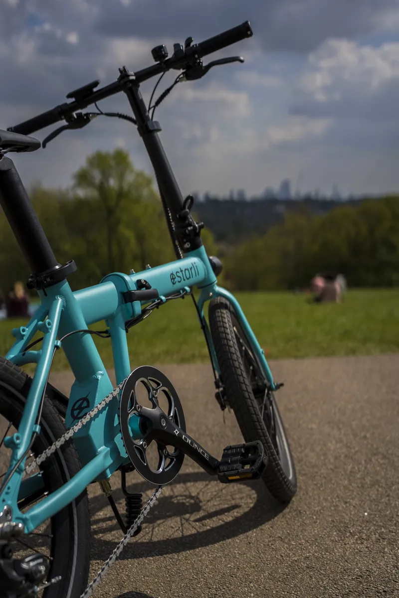 Estarli E20 Pro Electric Folding Bike Blue-4